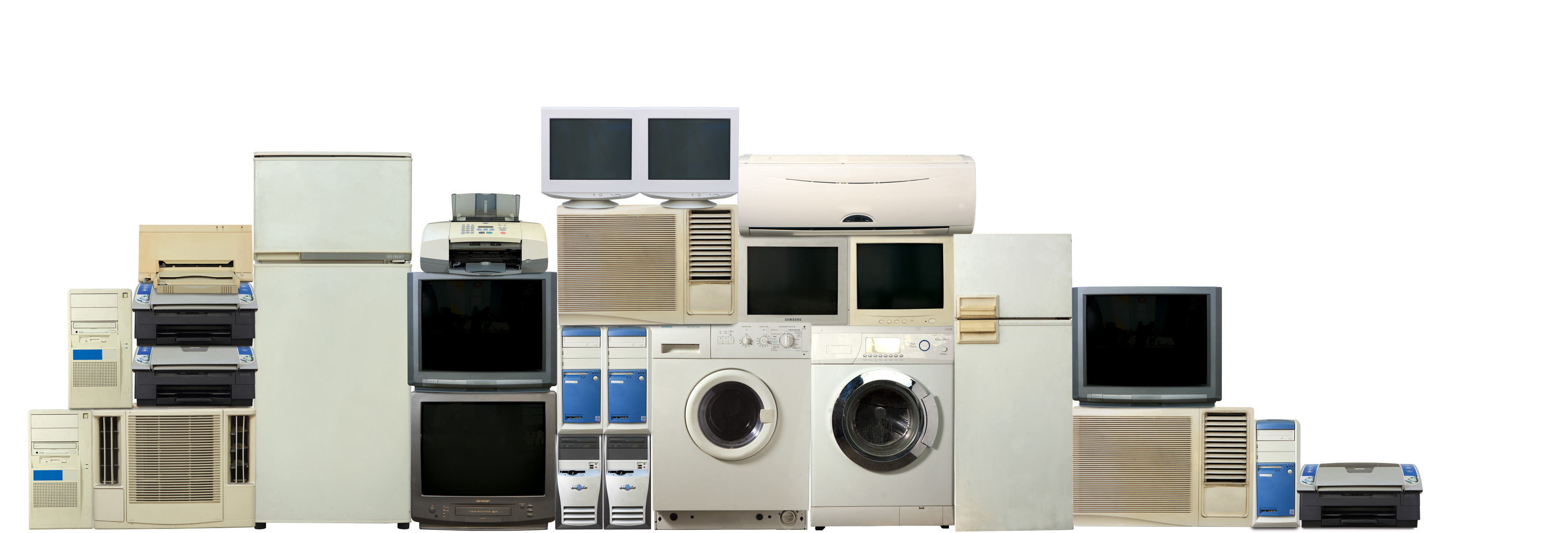 Examples of items included in past E-waste collection programmes