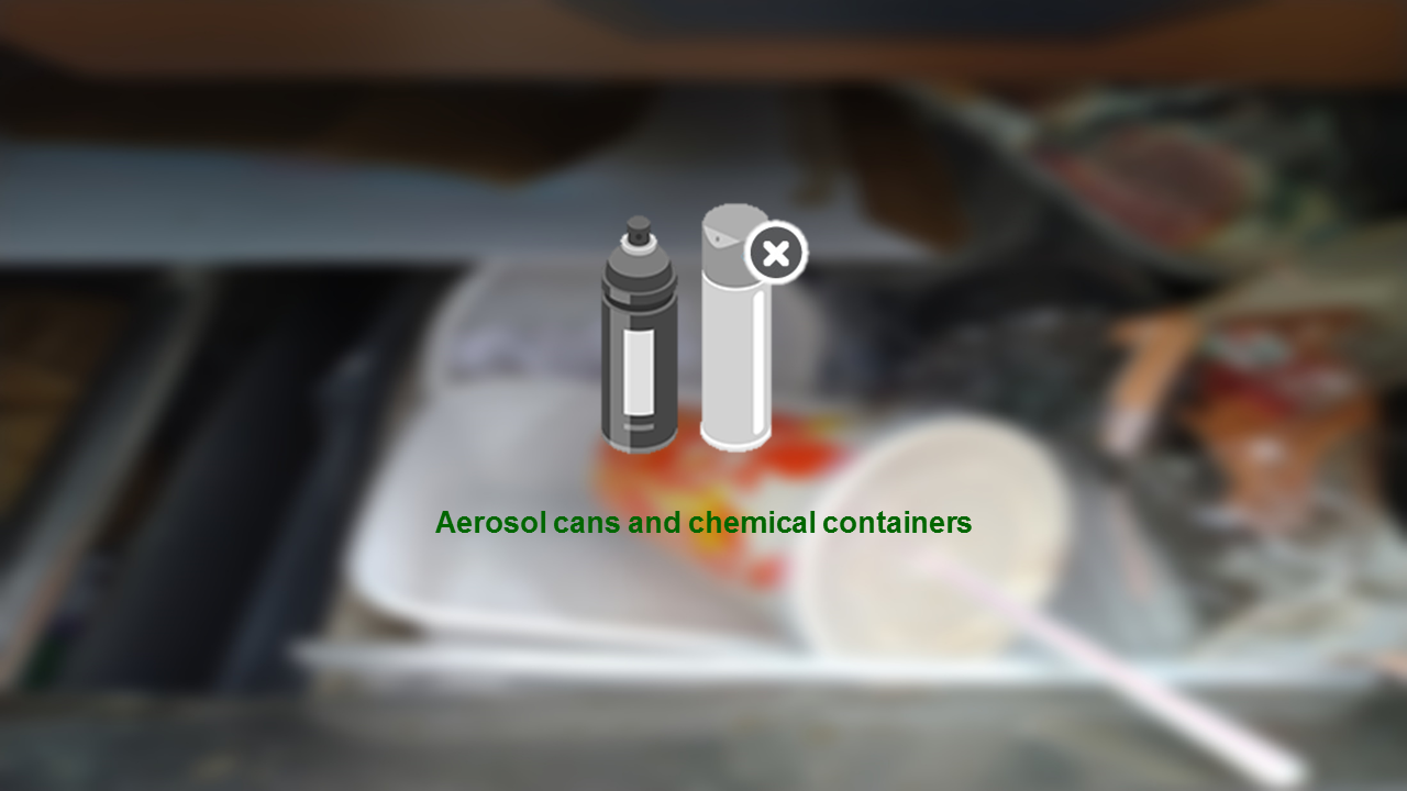 Aerosol cans and chemical containers