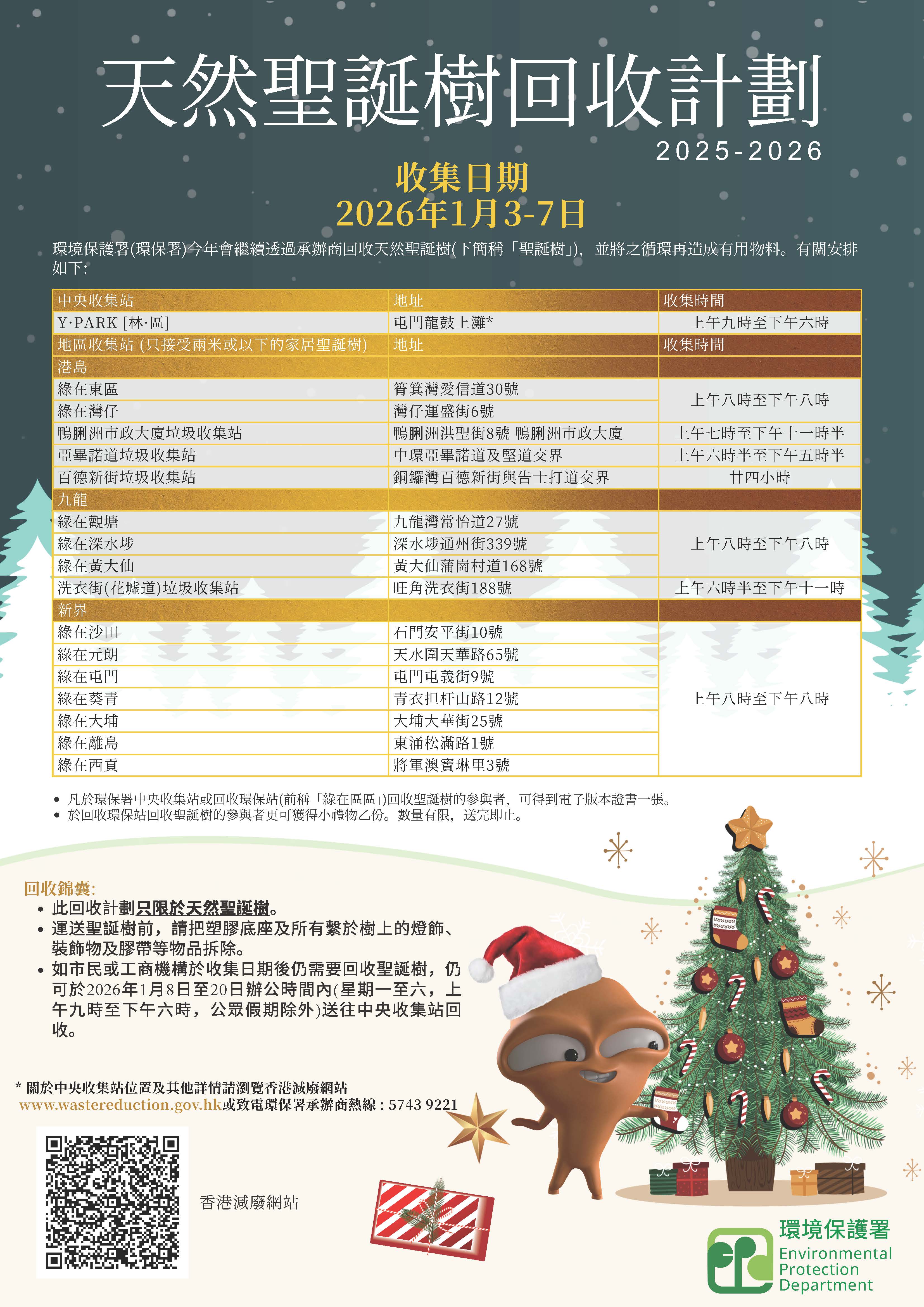 2025-26天然聖誕樹回收計劃