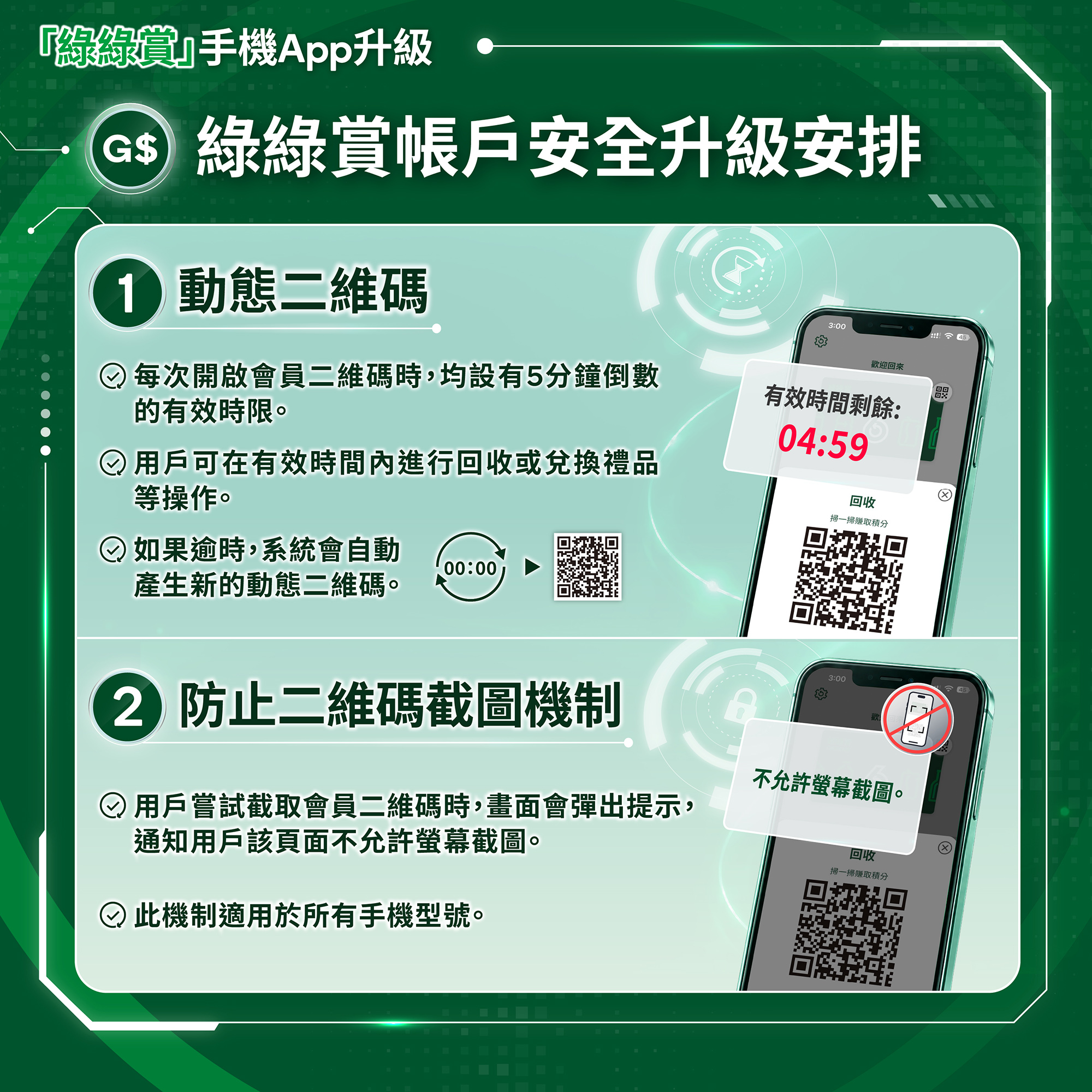 動態二維碼及防止二維碼截圖機制