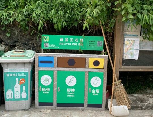 廖家祠(2) 垃圾站 (SK-77)，廖家祠普通道近灯柱 EB5558-1