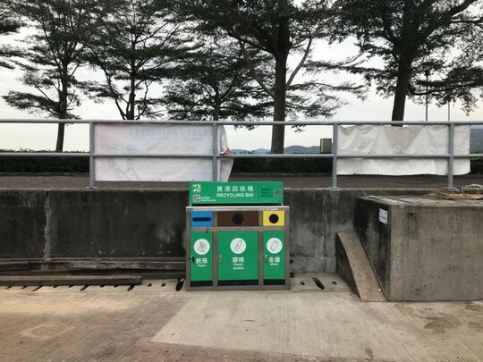 坪洲南灣新村垃圾站，坪洲南灣新村507號B側