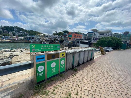 南丫島榕樹灣天后廟垃圾站，南丫島榕樹灣天后廟