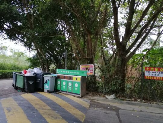 粉嶺小坑村桶站旁N-125 (近梧桐河VD9771燈柱)