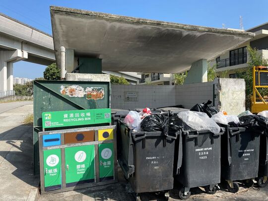 石埔村停車場垃圾站 (YL-93)，石埔村停車場