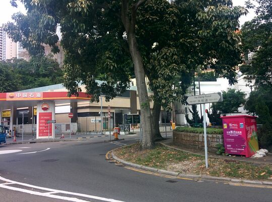 渣甸山白建時道休憩處 (白建時道油站及牛奶公司購物商場對面)