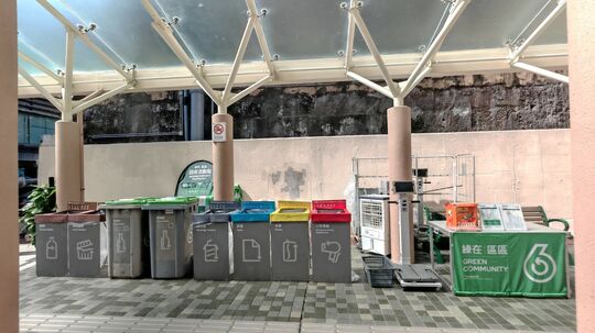 The open space outside Lok Lun Lau, Lok Man Sun Chuen