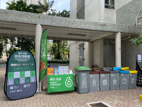 海悅花園1座及2座之間走廊