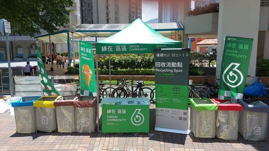 大埔安邦路行人道（過路處兩邊）