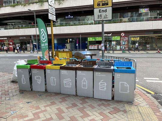 Public pavement of Pak Kung Street outside Pak Tai Temple, Kowloon City